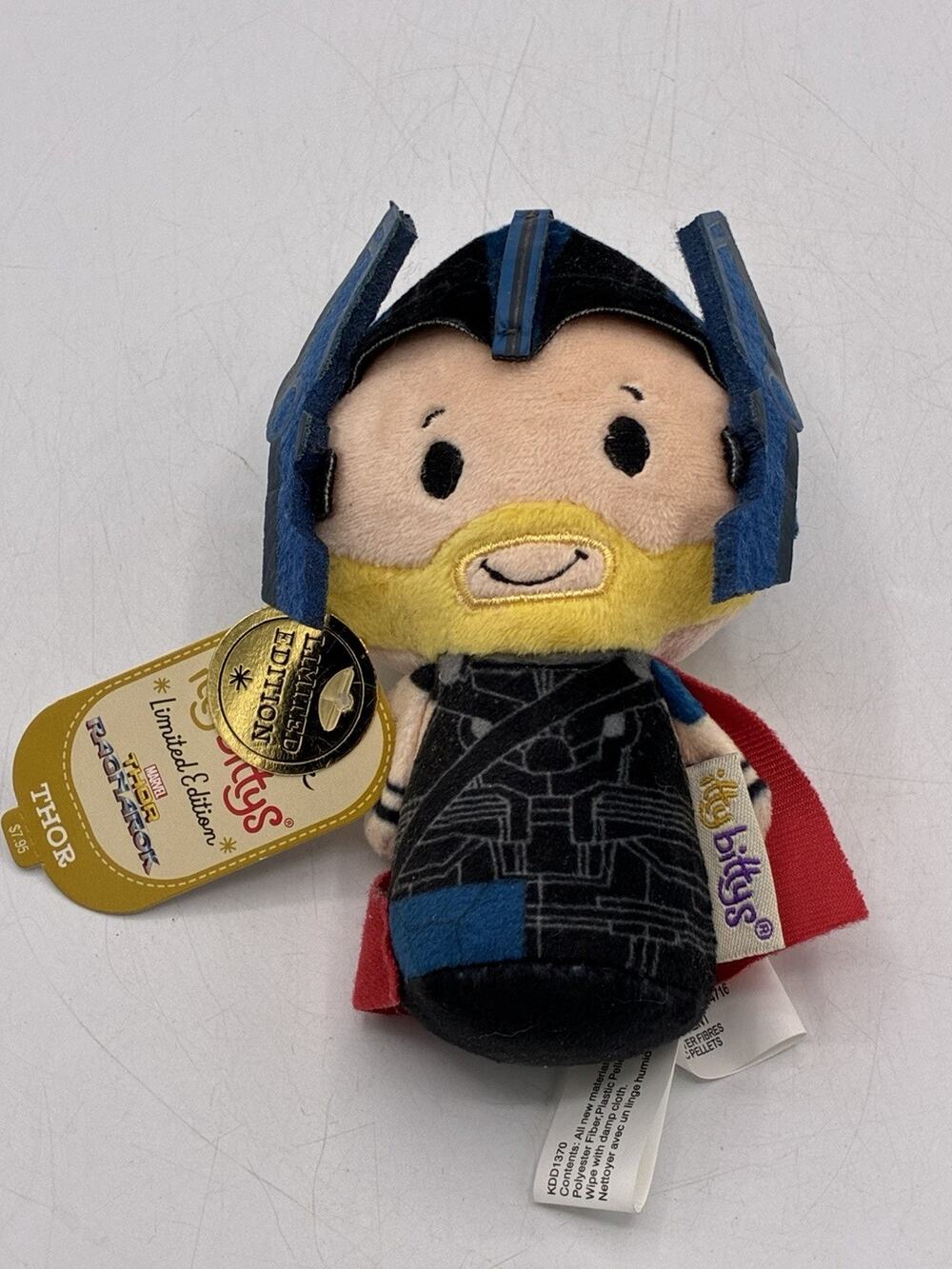 Hallmark Itty Bittys Marvel Thor Ragnarok Limited Edition Plush NWT